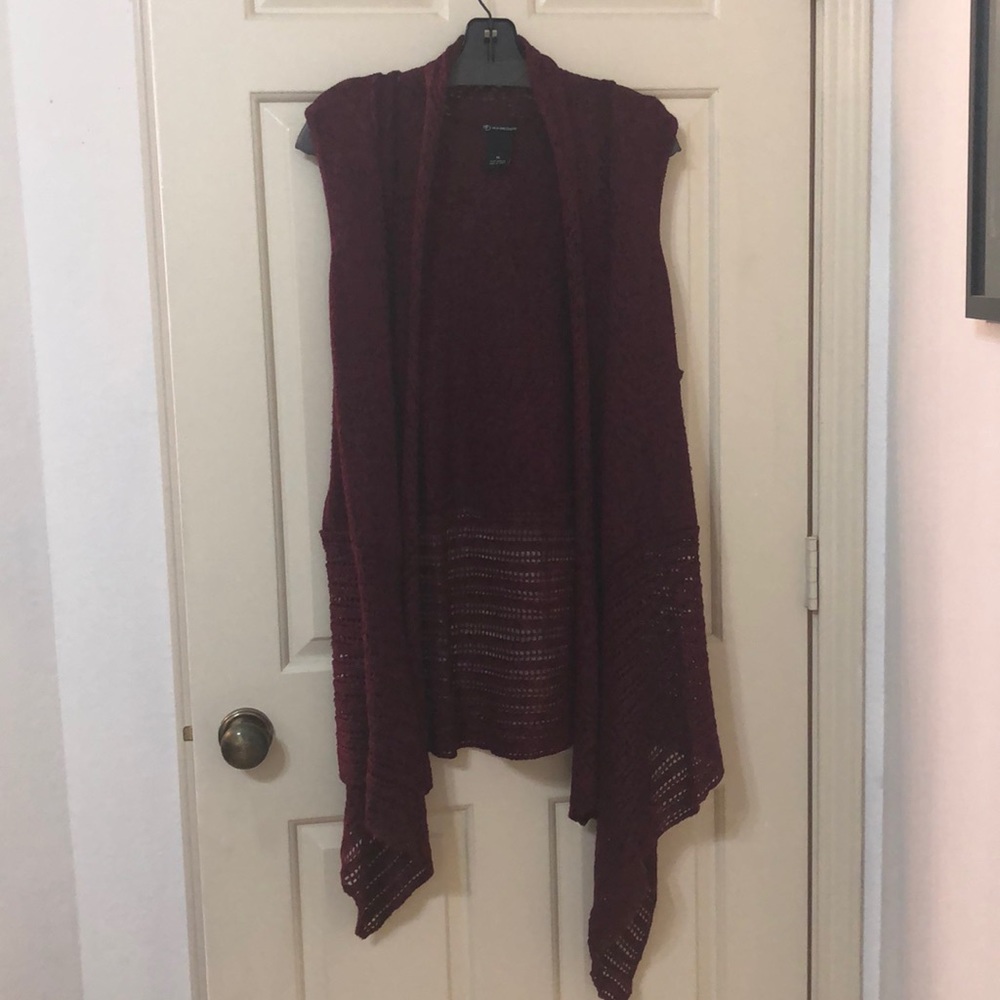 New Direction Sleeveless Sweater Cardigan